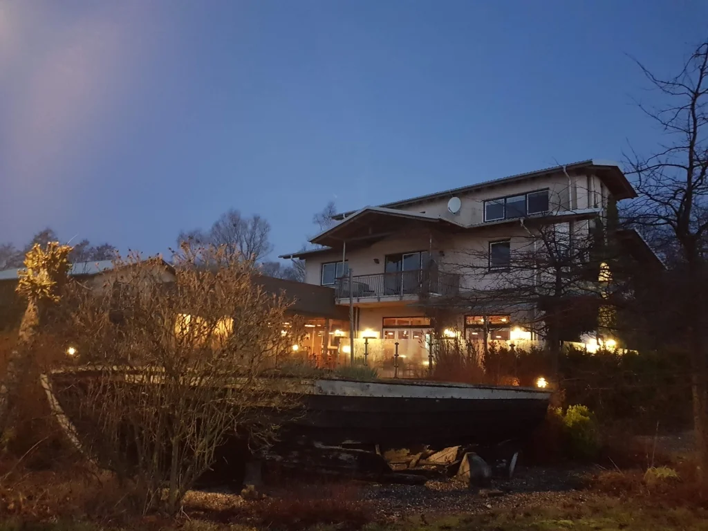 restaurant kormoran abends boot lauterbach insel ruegen