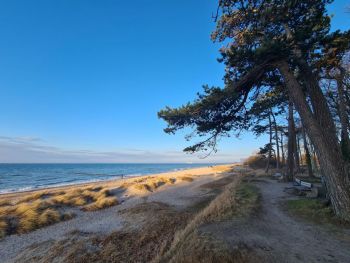 Ostsee bei Warnemüde am 17. März 2021